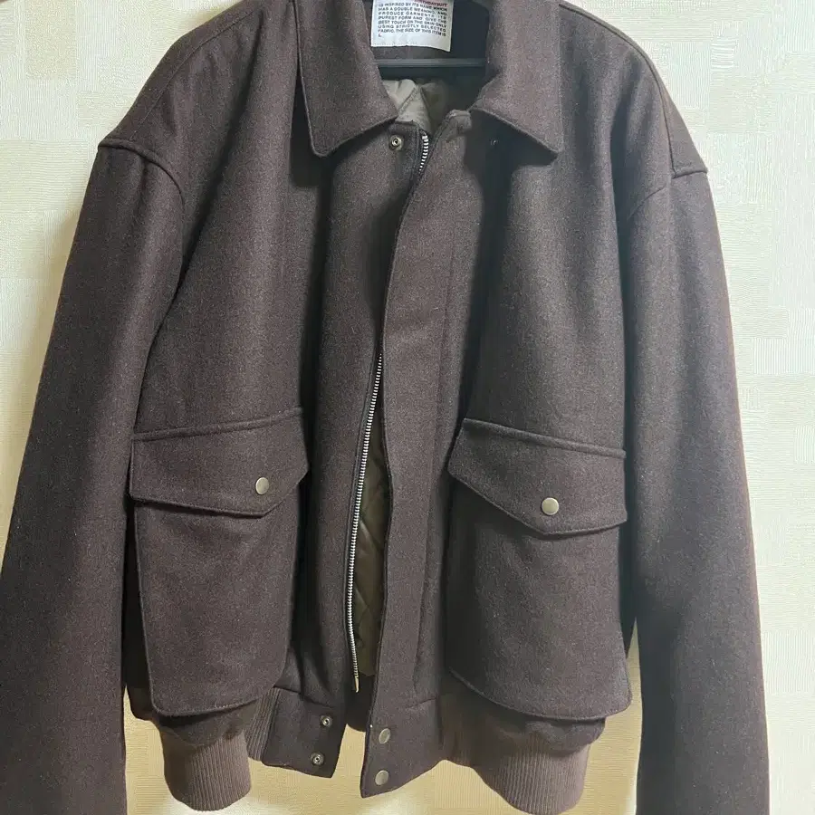 WOOL A2 JACKET (BROWN) L