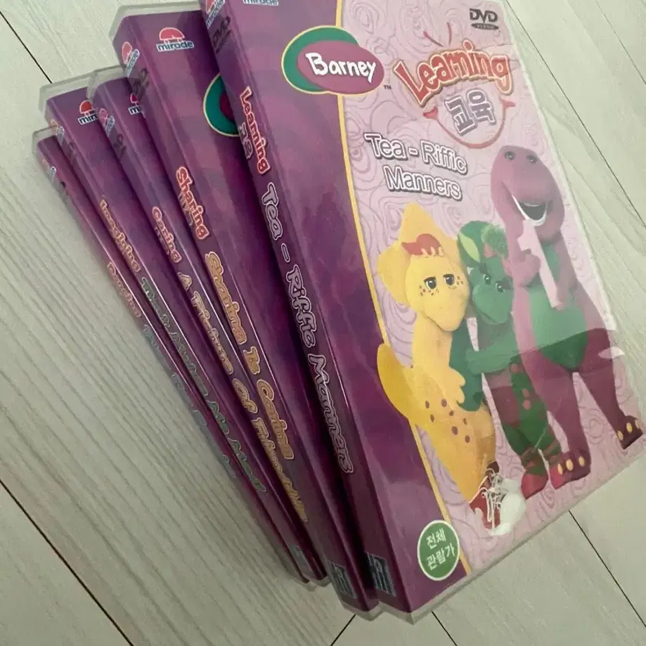 Barney DVD 5개 일괄