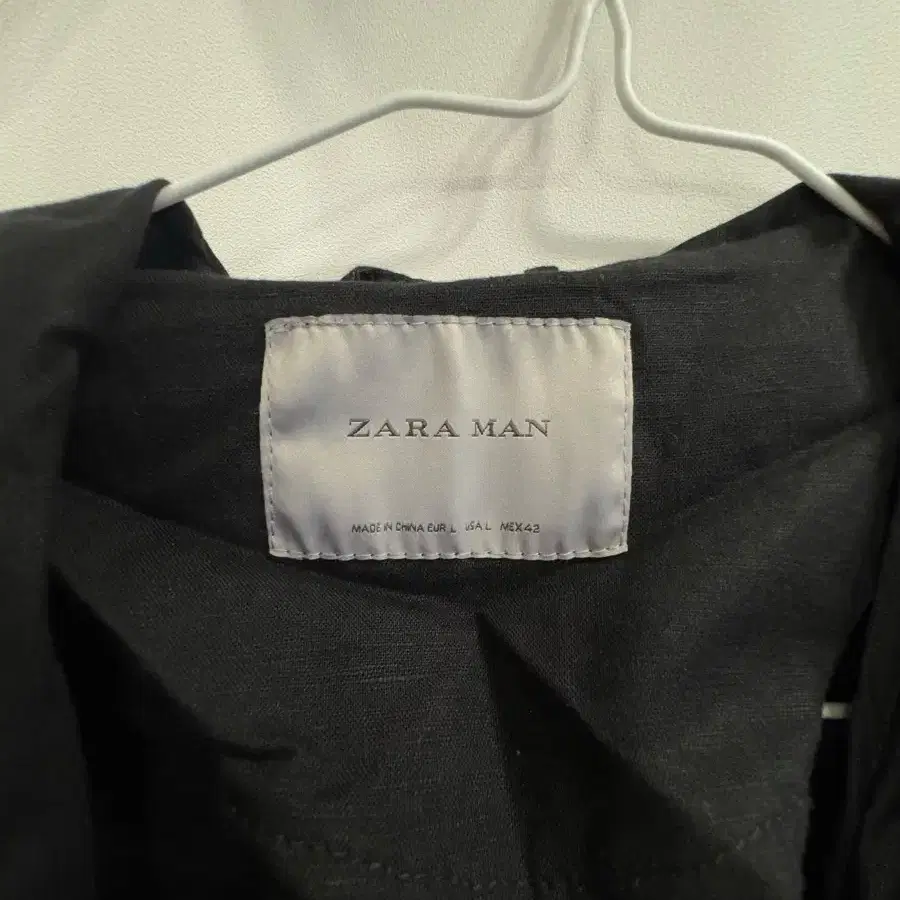 Zara man 린넨 후드