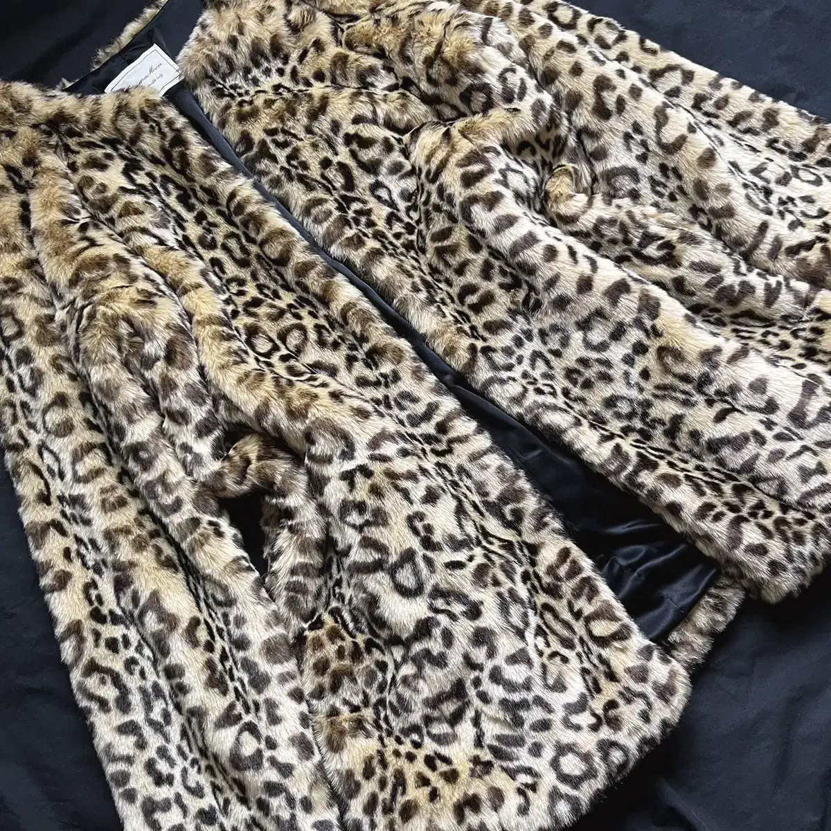 leopard fur jacket