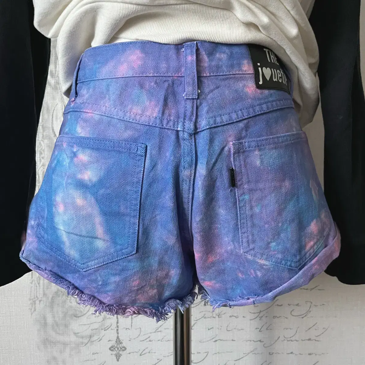 star stud tie-dye pants