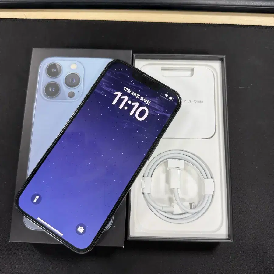 아이폰 13pro 128GB 시에라블루 (배터리 100%)