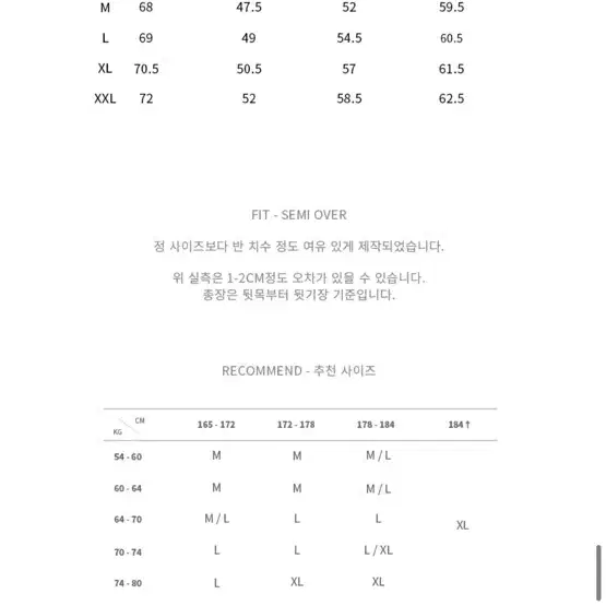 터틀넥 니트(m)