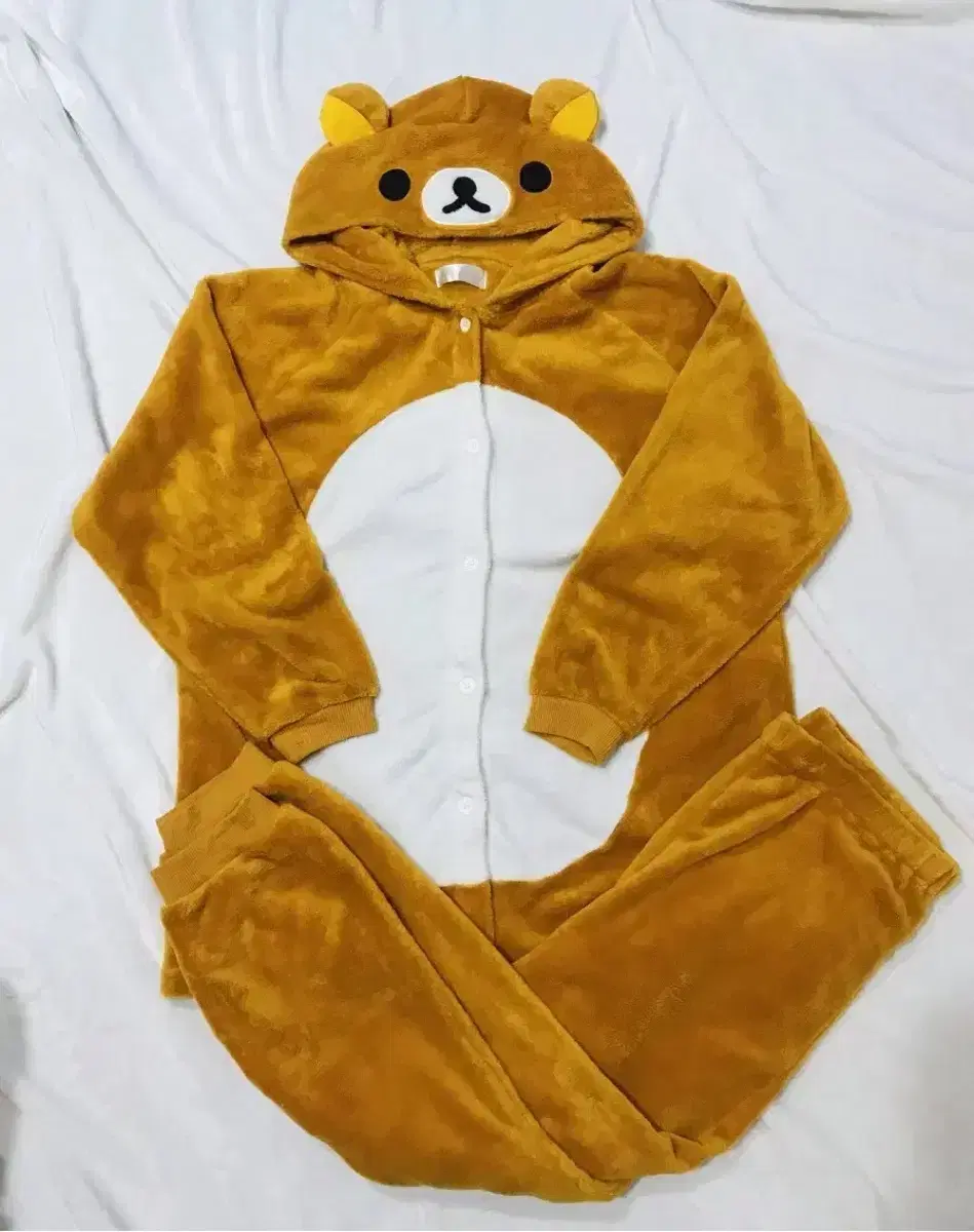 Sanx Genuine Korirakkuma Pajama Set Sleep Pajamas Pants Hoodie Zip-up Gyaru Bangkutem