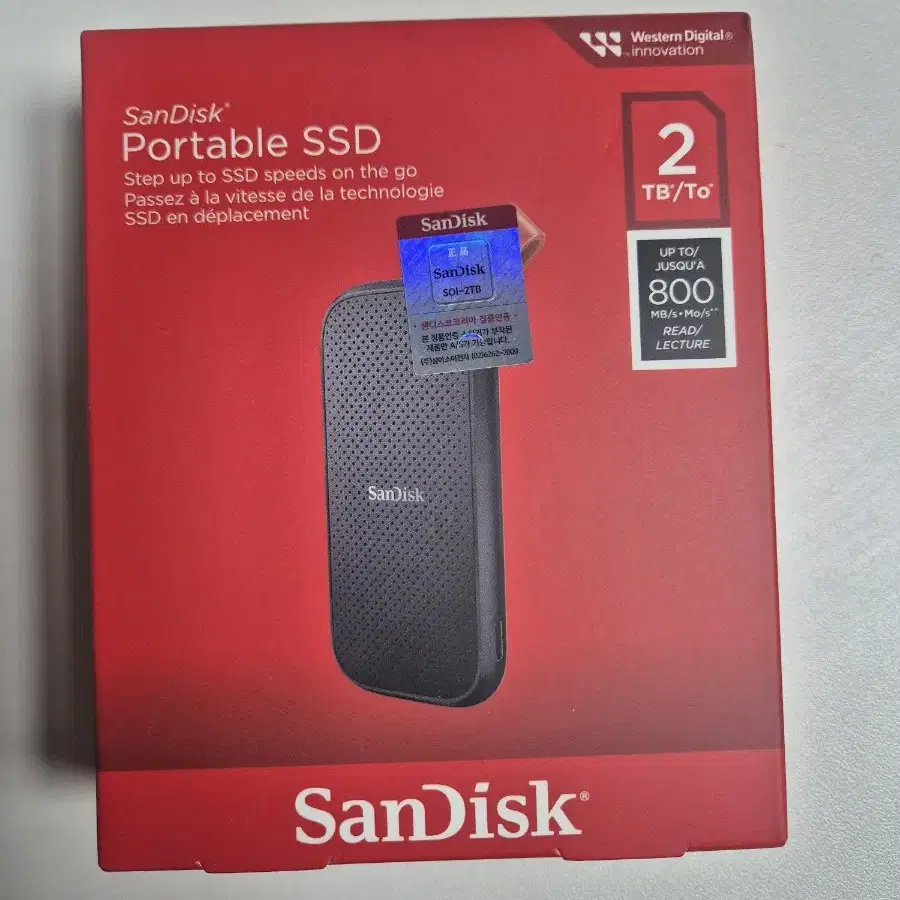 샌디스크 ssd 새제품 2tb