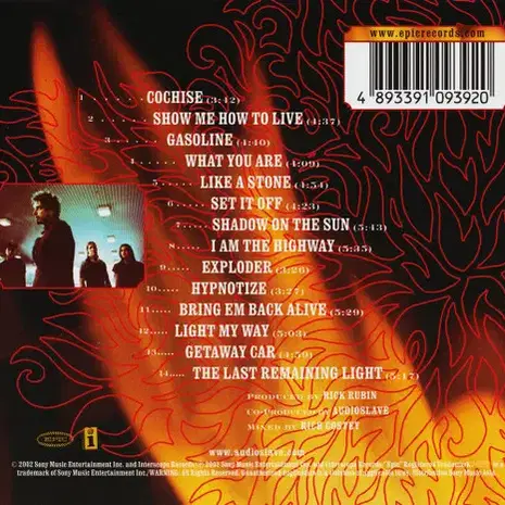 Audioslave - Audioslave (CD)아시아반2002 NM-