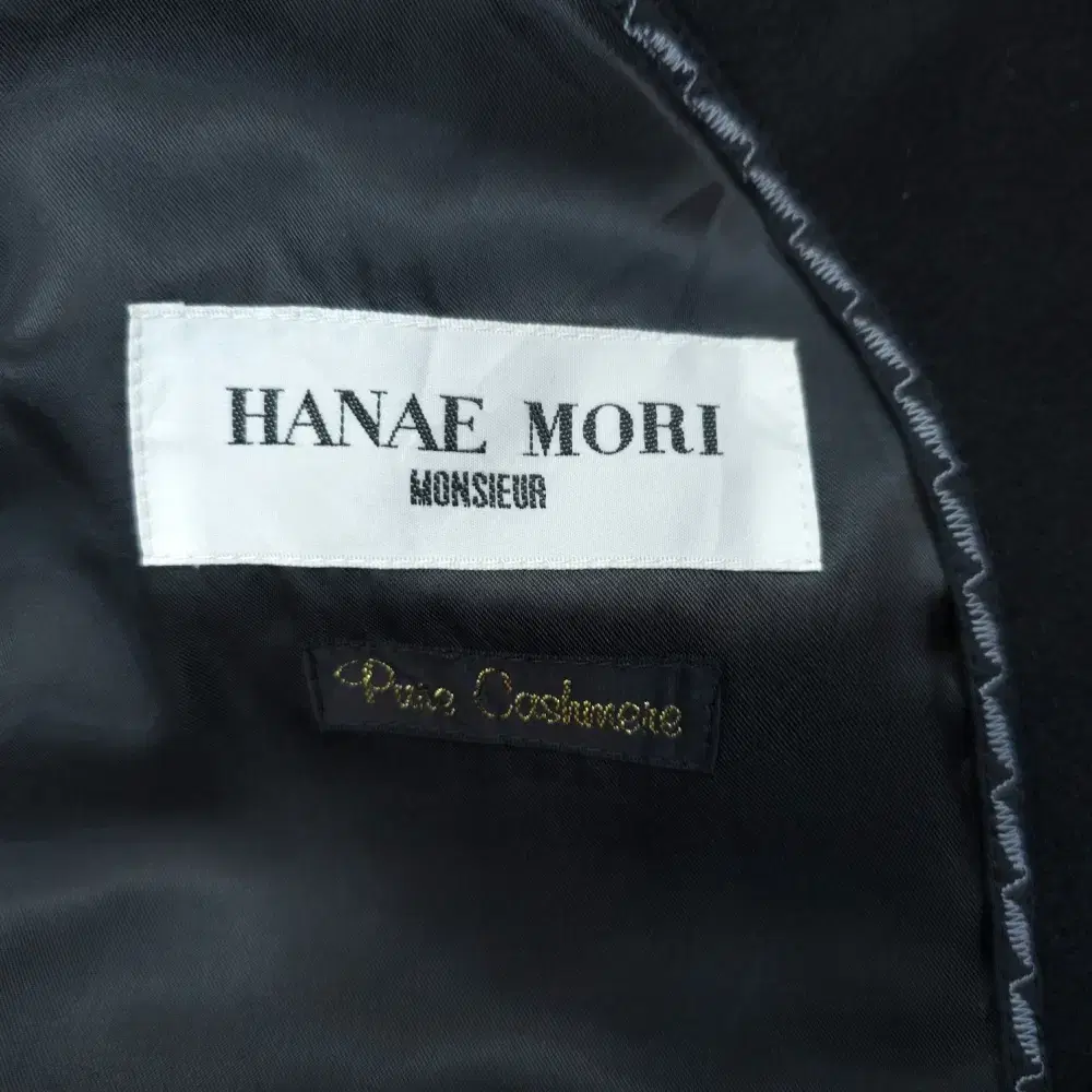 HANAE MORI 하네모리 캐시미어 100 발마칸코트 하프코트 C233