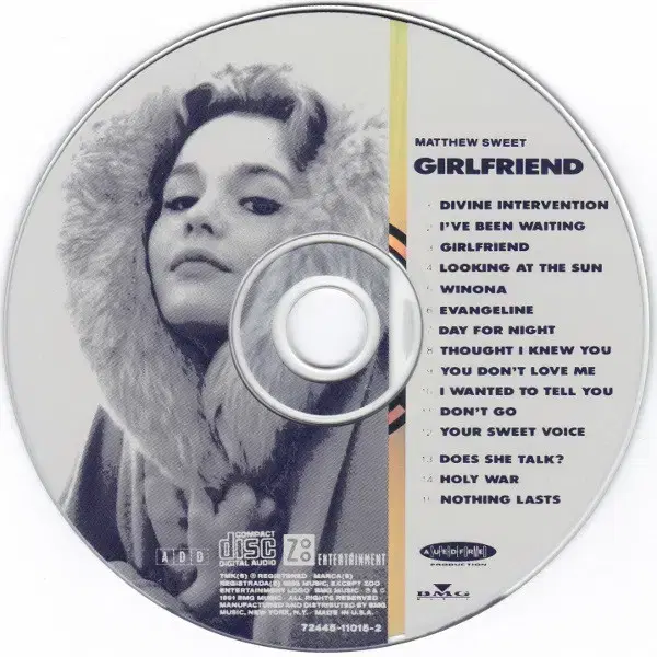 Matthew Sweet - Girlfriend (CD)미국반90sNM-