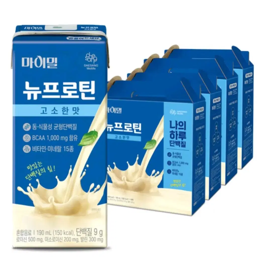 마이밀 뉴프로틴 고소한맛, 190ml, 64개