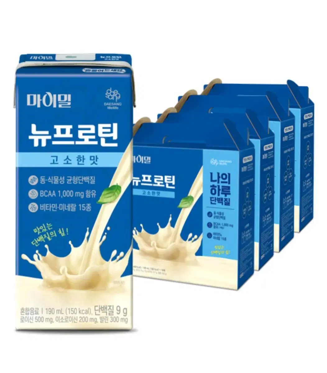 마이밀 뉴프로틴 고소한맛, 190ml, 64개