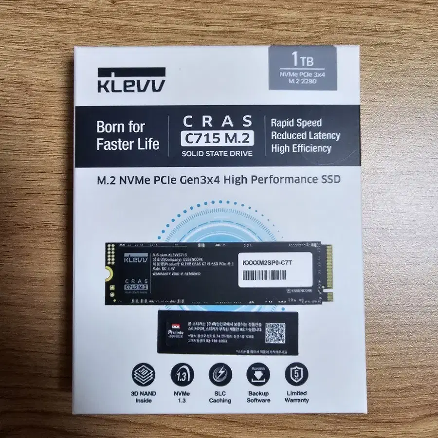 ESSENCORE KLEVV CRAS C715 M.2 NVMe (1TB)