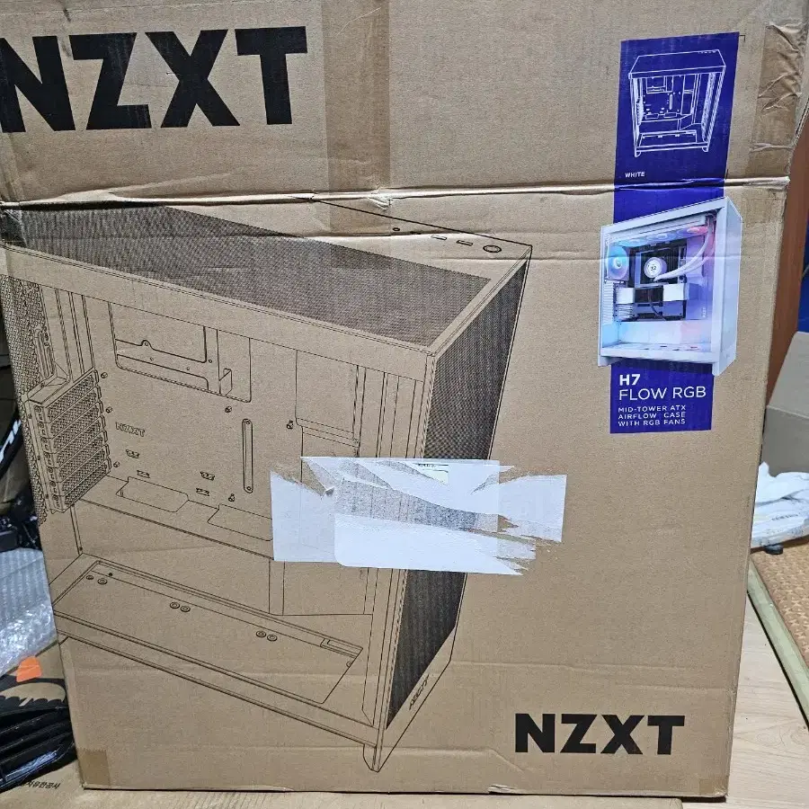 nzxt h7 flow rgb v2 컴퓨터 케이스