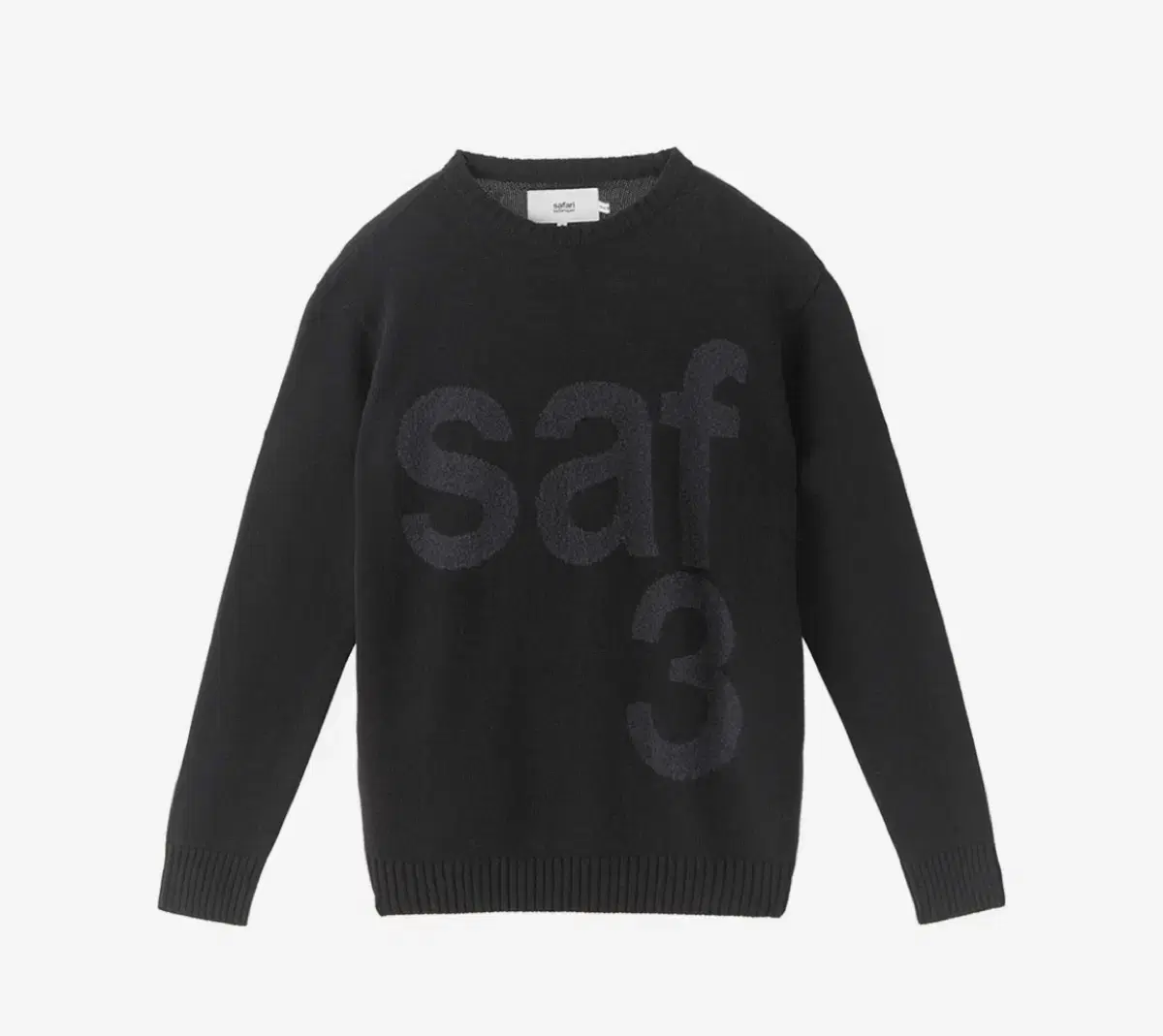 사피리스팟 Women Basic Safari Knit Black