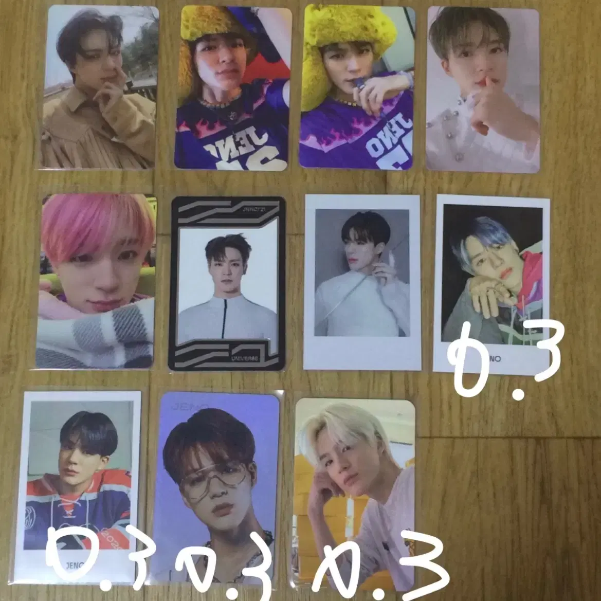 NCT DREAM 제노2020 홀카 지성 캔디랩포카 한 장당 3000원