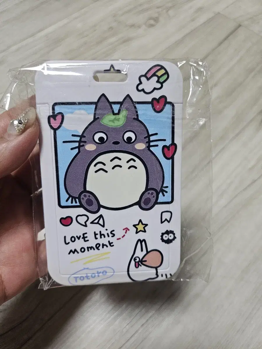 Totoro Necklace Card Holder