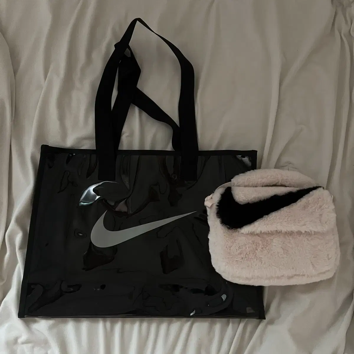 Nike Exclusive PVC & Fur Bags