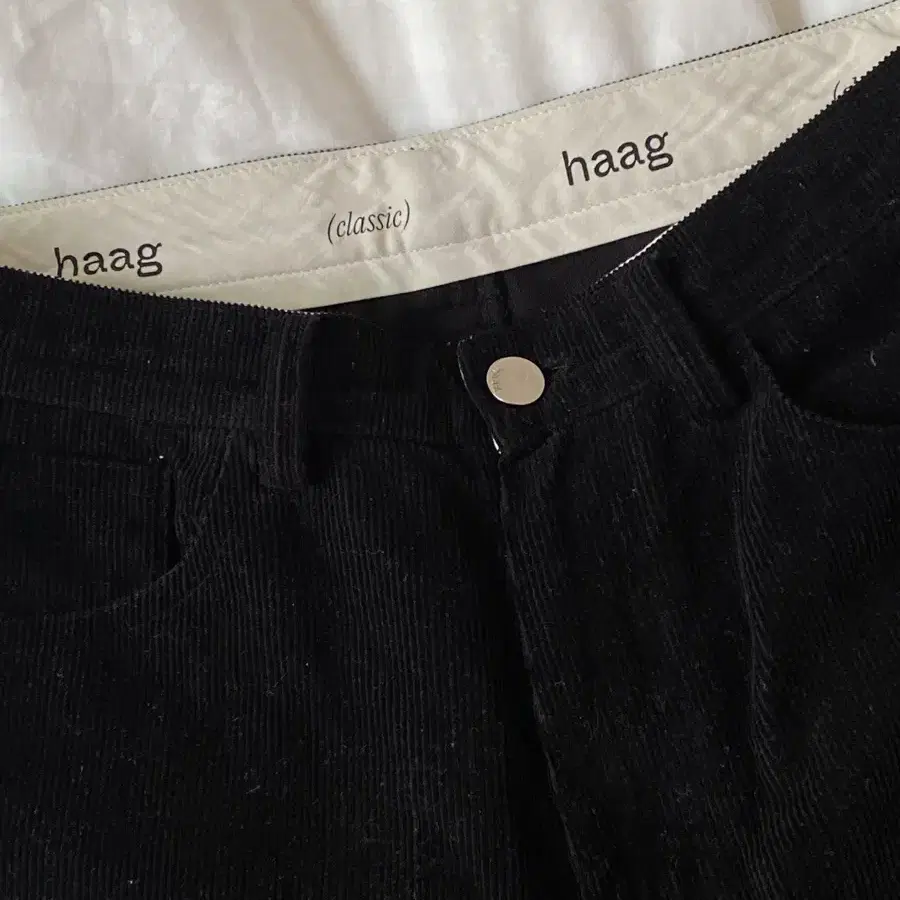 Haag 윈터 스트레잇 팬츠 M  헤이그 straight pants