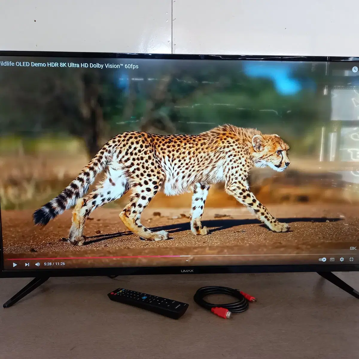 (수원)2024년 구입 43인치 FHD LED TV 팝니다/모니터 가능