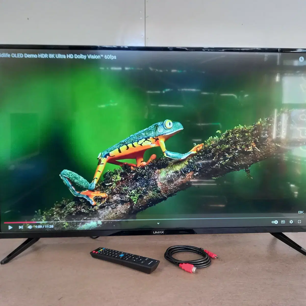 (수원)2024년 구입 43인치 FHD LED TV 팝니다/모니터 가능