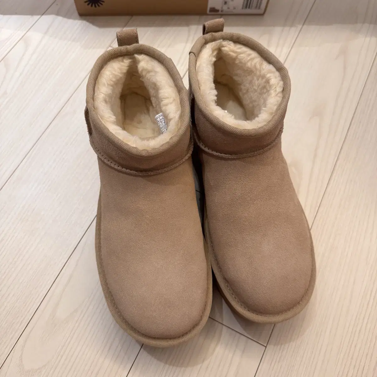 새상품250) 미국 UGG 클래식 울트라 미니 플랫폼 샌드색상