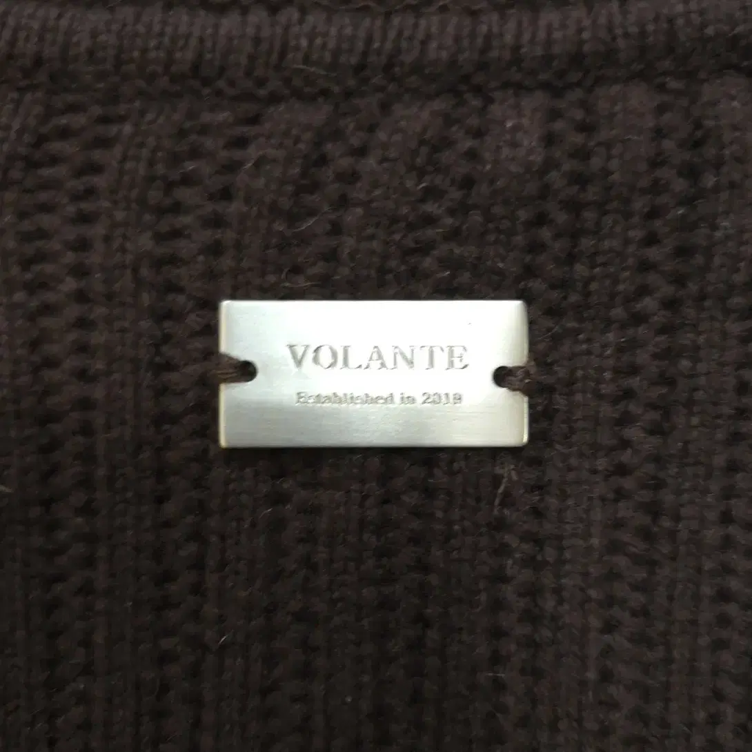 VOLANTE  Cashmere Windproof 반 집업 니트