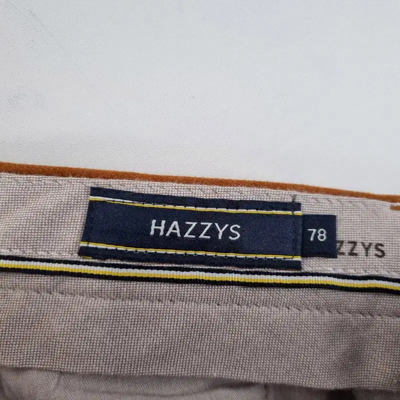 F2681 HAZZYS 남32인치 진베이지 겨울 팬츠/더크