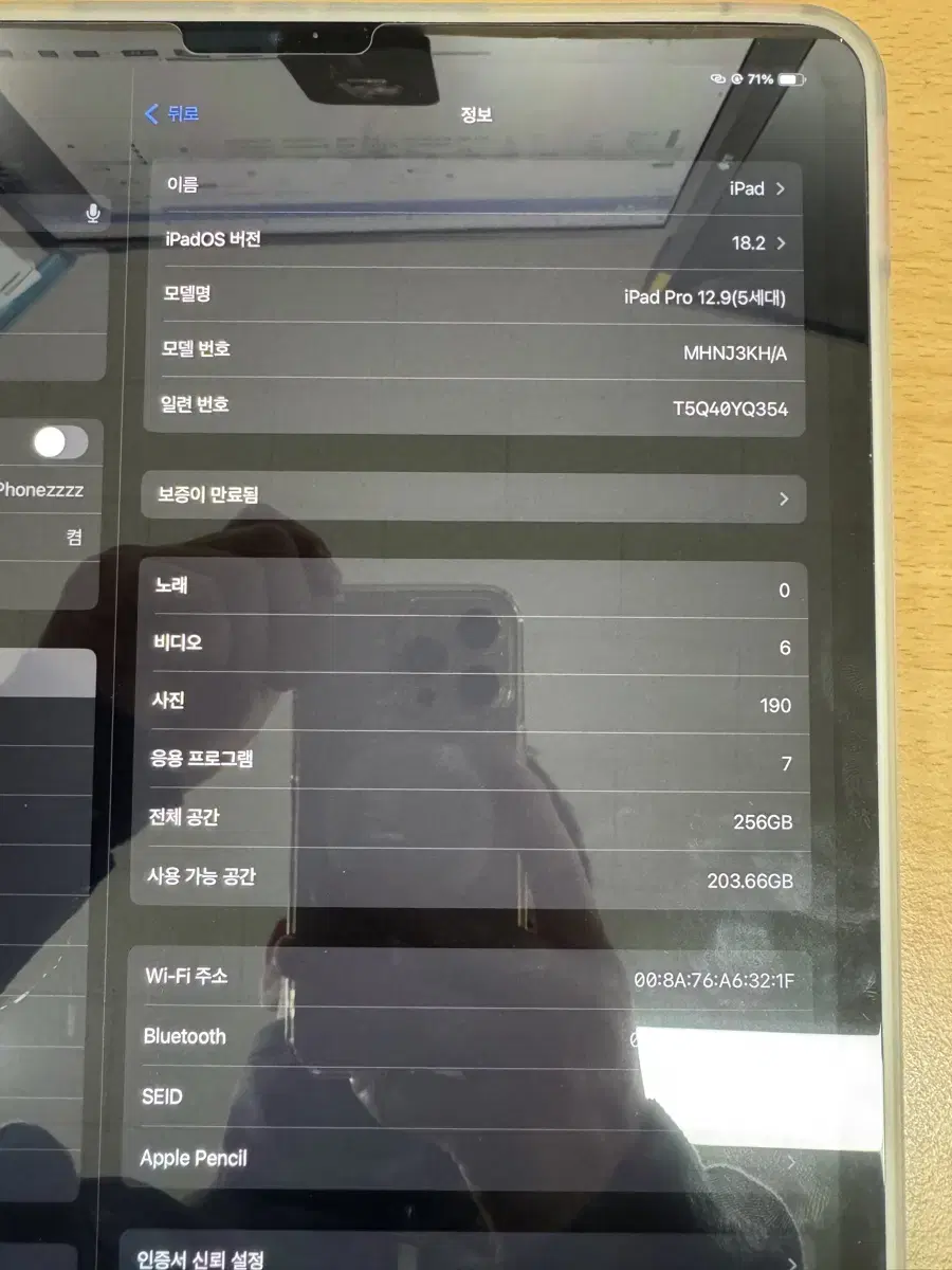 아이패드 프로12.9 5세대 256기가