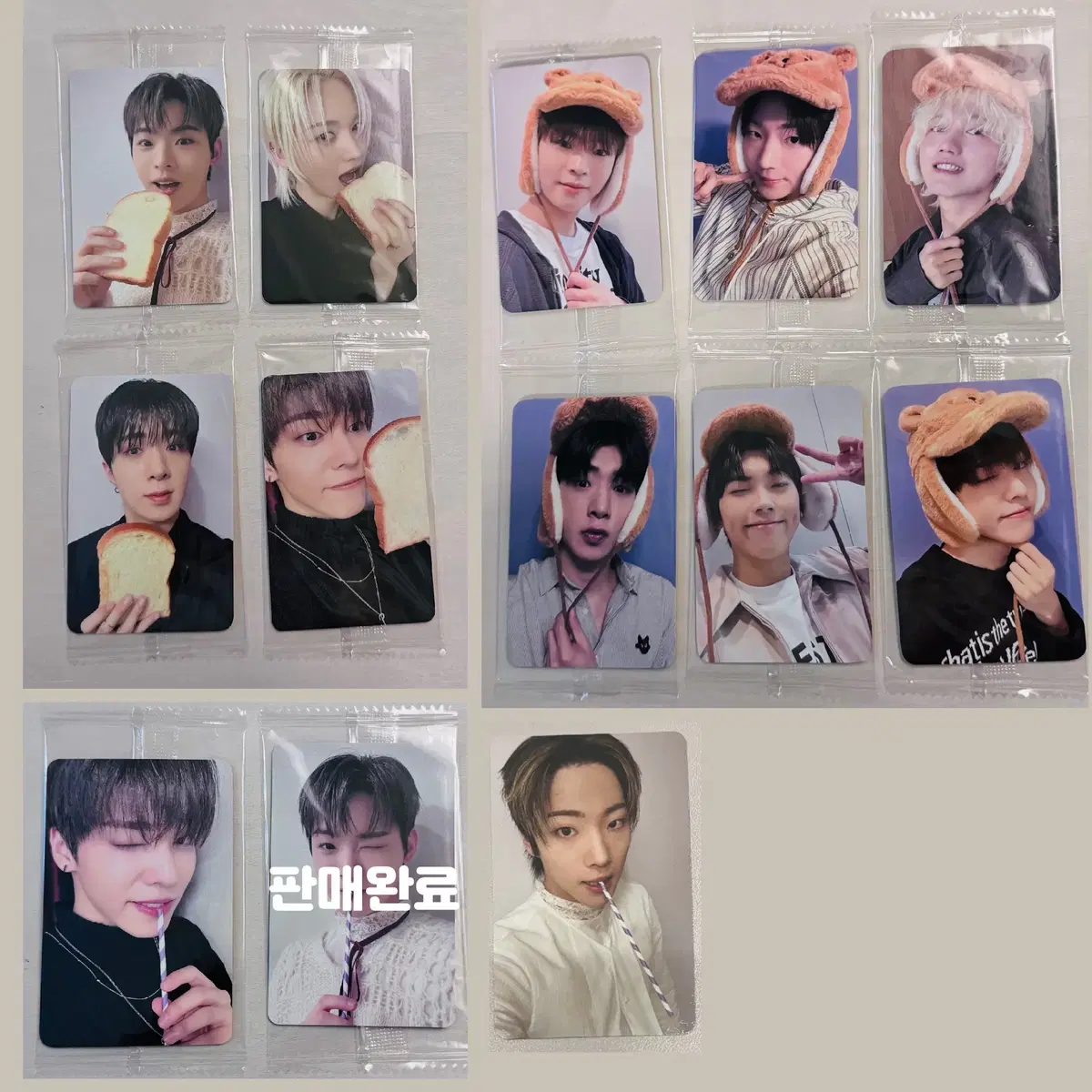 ONF unreleased photocard hyojin e-tion Seung Jun Seung wyatt Min Kyun u / North America Japan Seasons Greetings