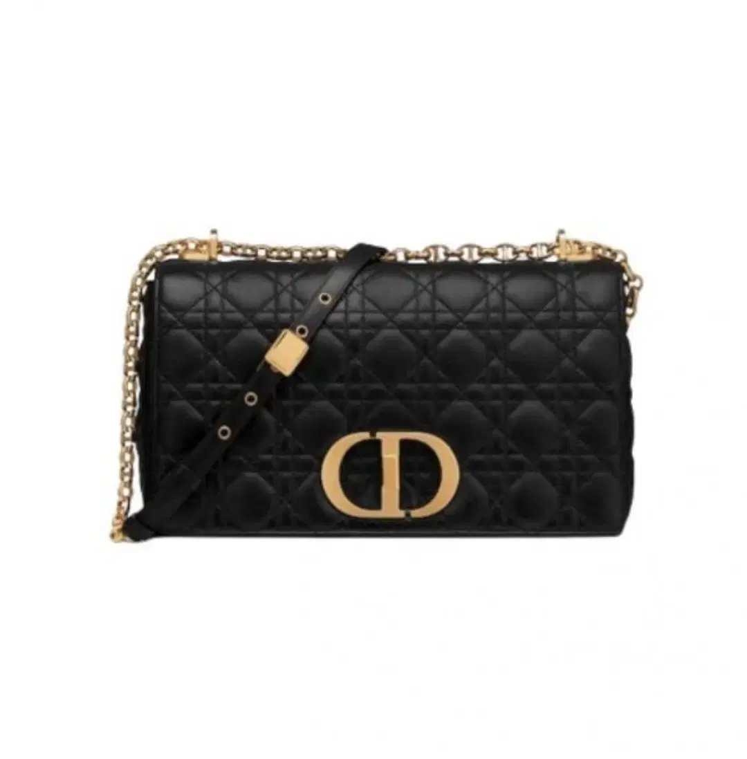 Dior Caro Canage Chain Bag Black (Large)