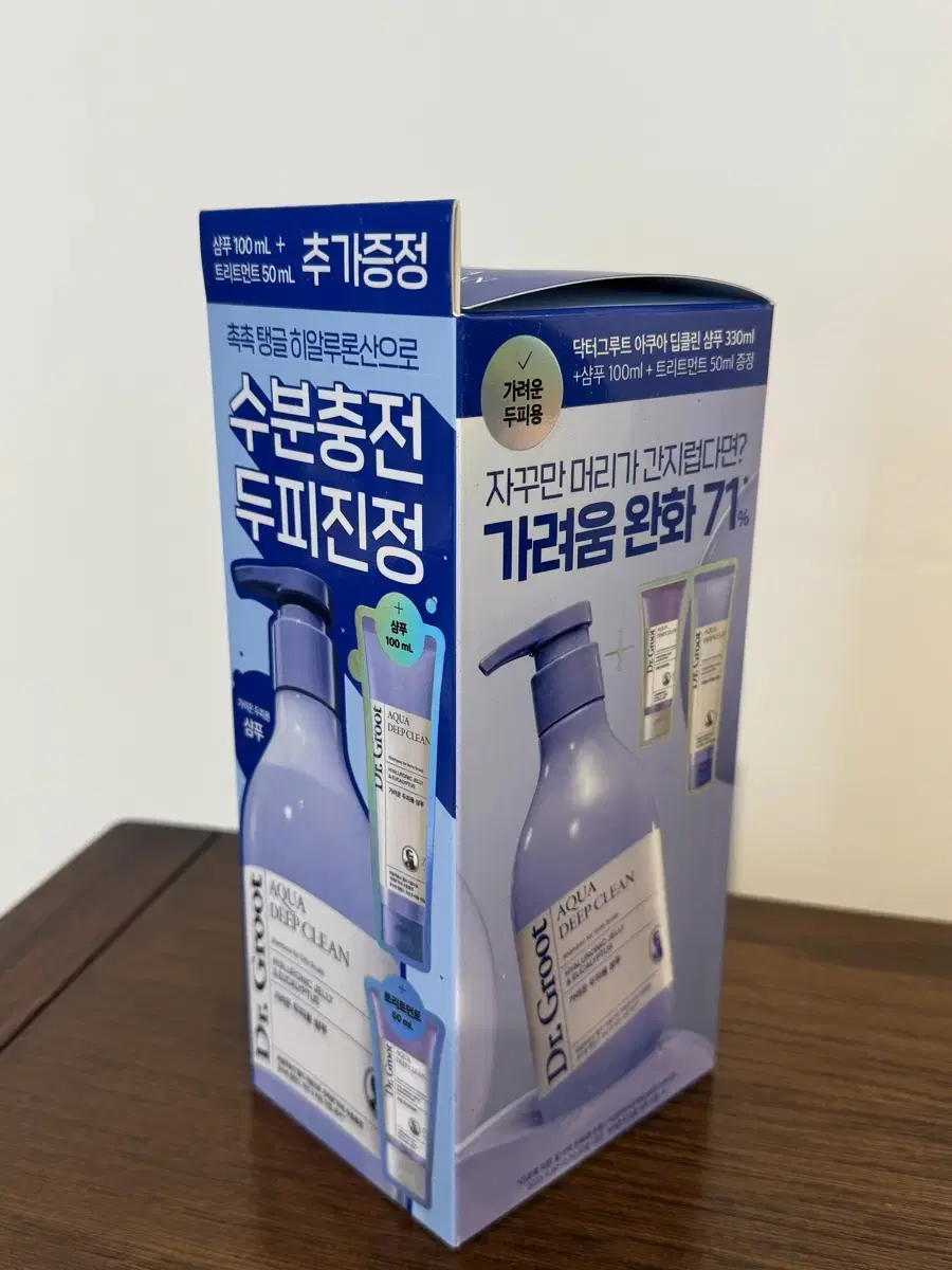 닥터그루트 아쿠아 딥클린 샴푸 330ml 한정기획 (+100ml+트리트먼