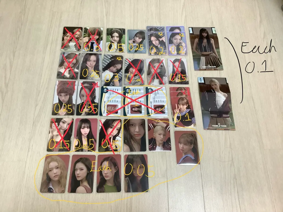 izuna albums & pop ups photocard wts