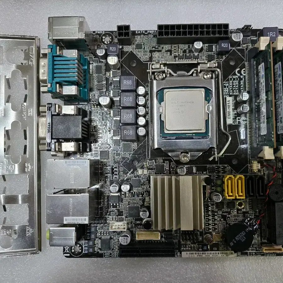 PC부품 산업용 보드 EMB H81A + CPU + RAM