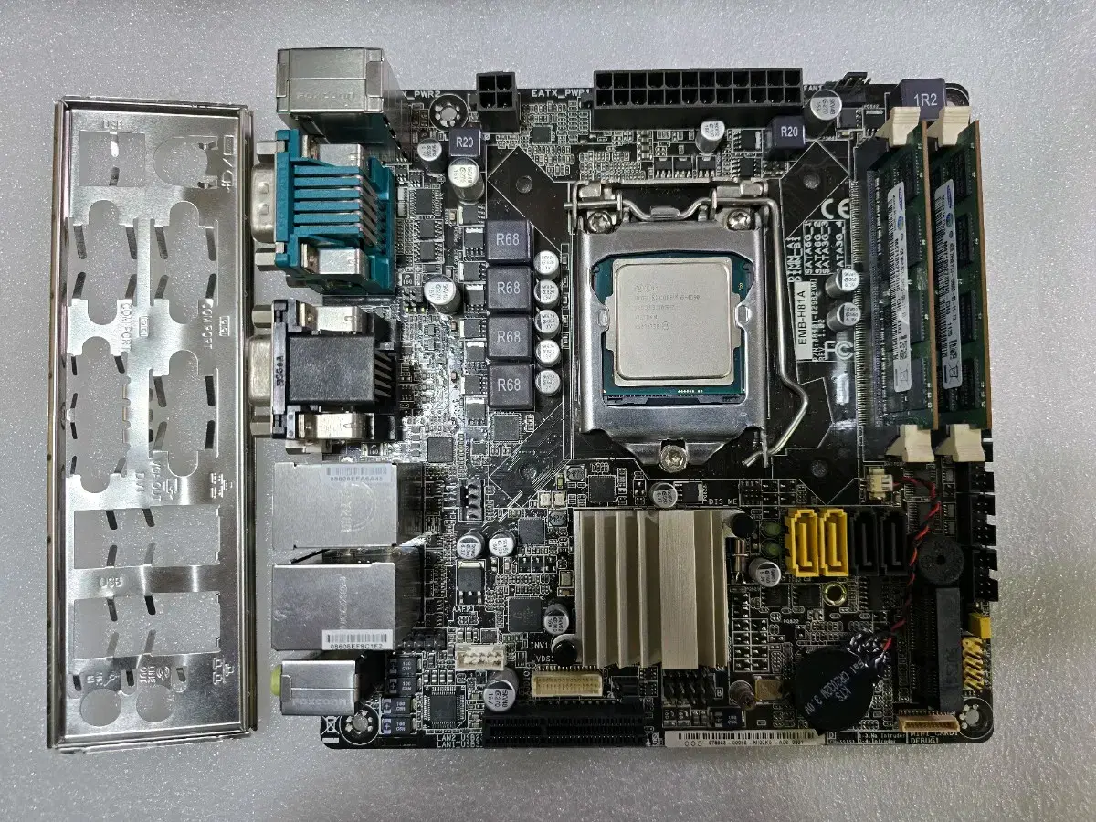 PC부품 산업용 보드 EMB H81A + CPU + RAM