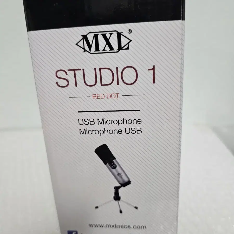 새상품-MXL STUDIO ONE REDDOT 콘덴서마이크 90000