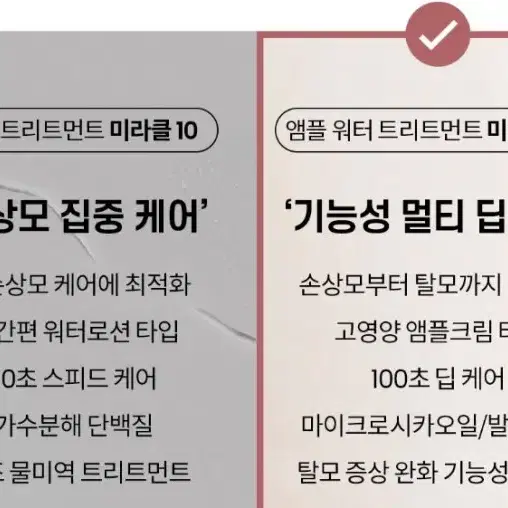 (새상품) 모레모 앰플 워터 트리트먼트 미라클100 (고농축) 400ml