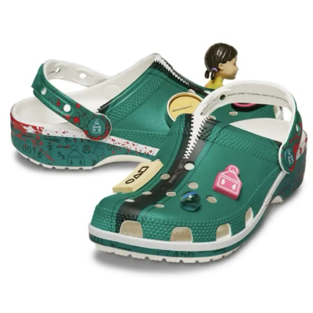 [Free Shipping] Crocs Public Squid Game Sandals (230,240,250,260)