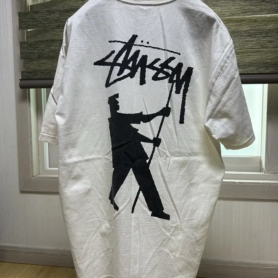 [XL]Stussy 화이트 반팔 티셔츠 (스투시)