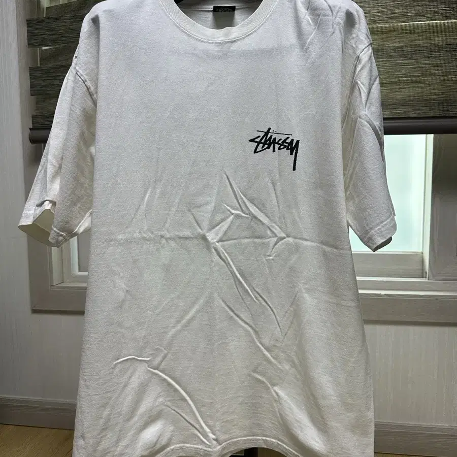 [XL]Stussy 화이트 반팔 티셔츠 (스투시)