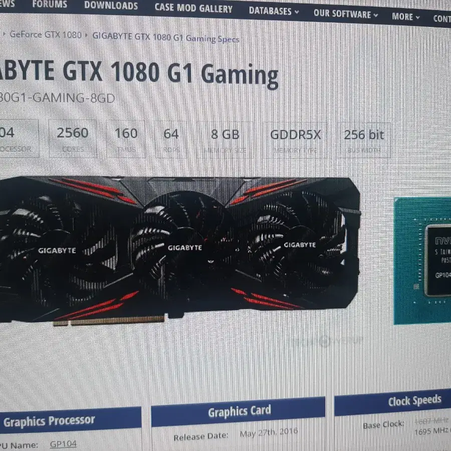 그래픽카드 gtx1080 8g