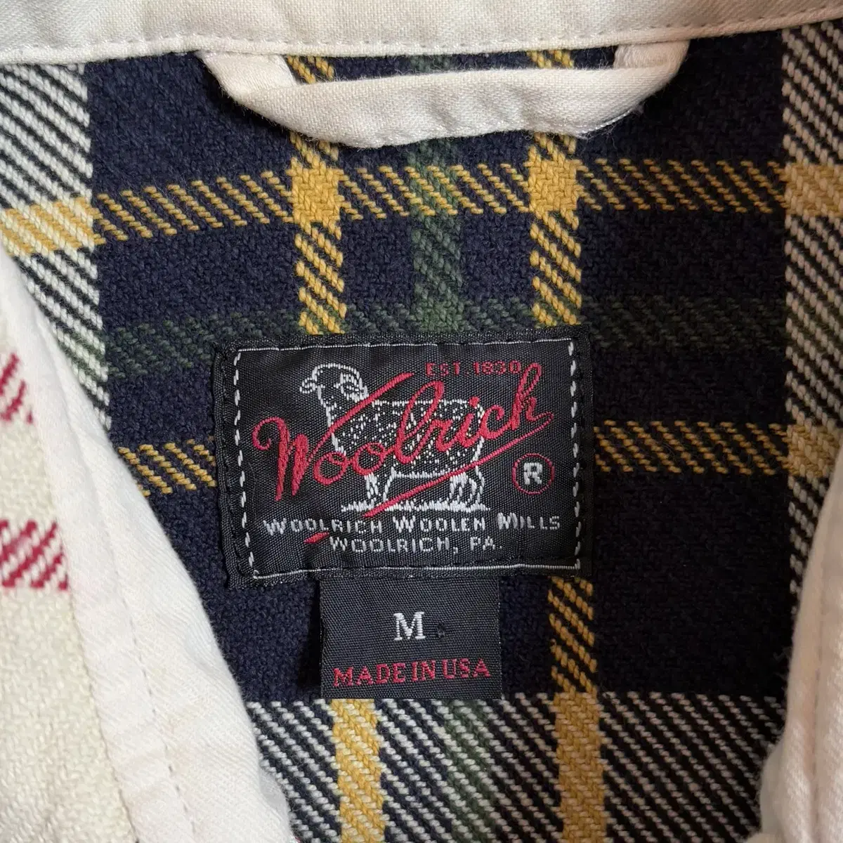 80s WOOLRICH 울리치 체크 자켓 (M / W 55)