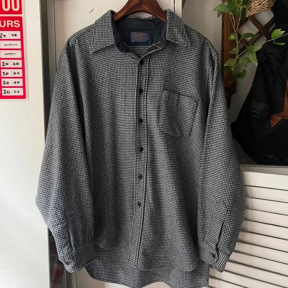 [L]PENDLETON 펜들턴 하운드투스체크 울 셔츠