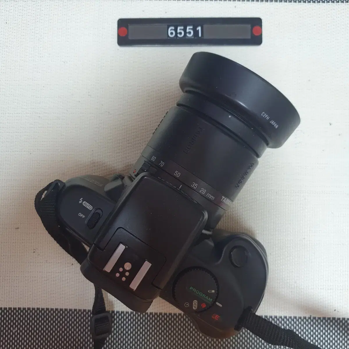 캐논 EOS 750 QD 필름카메라 28-80 광각줌렌즈 장착