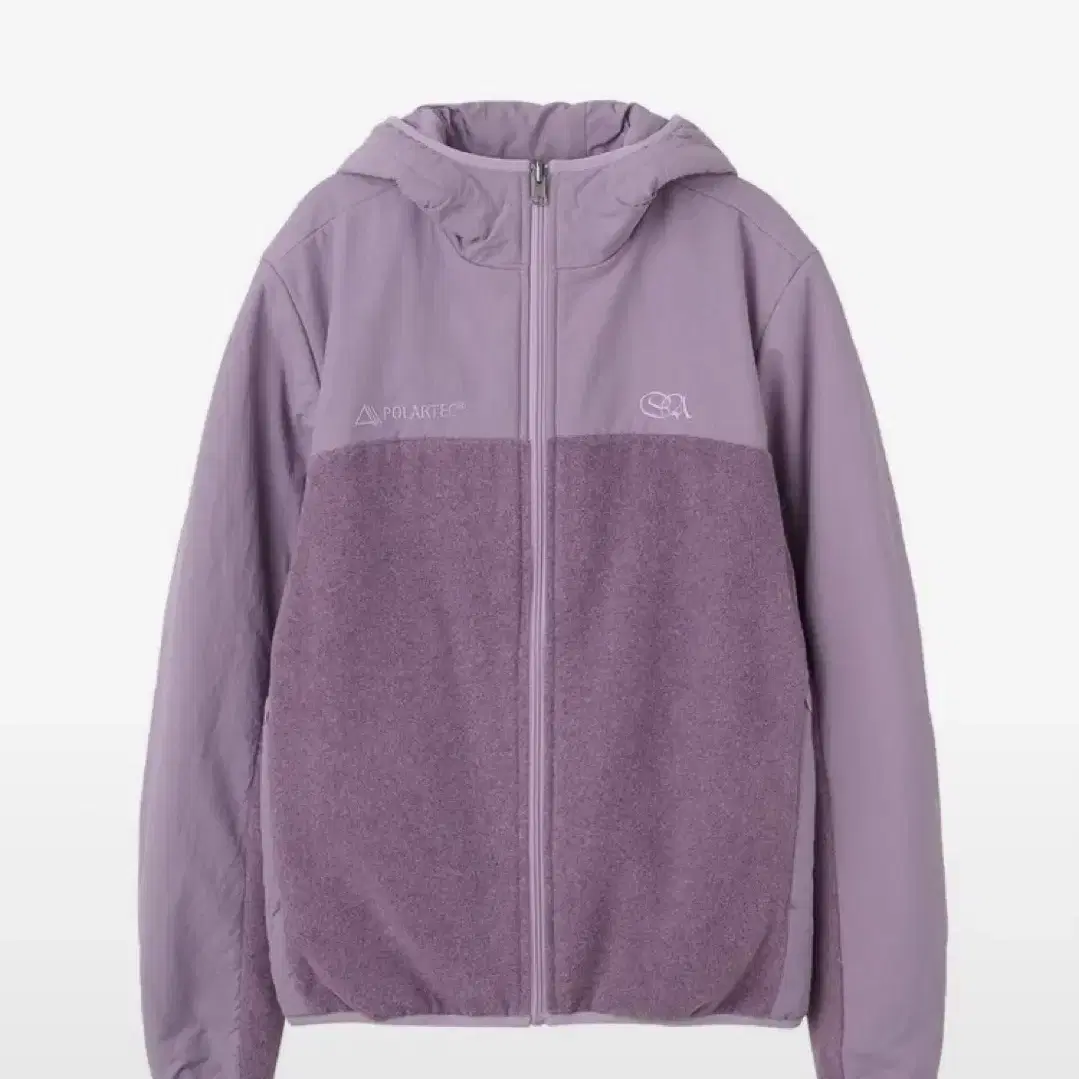 Reversible Zip-Up Hoodie Melange Berry