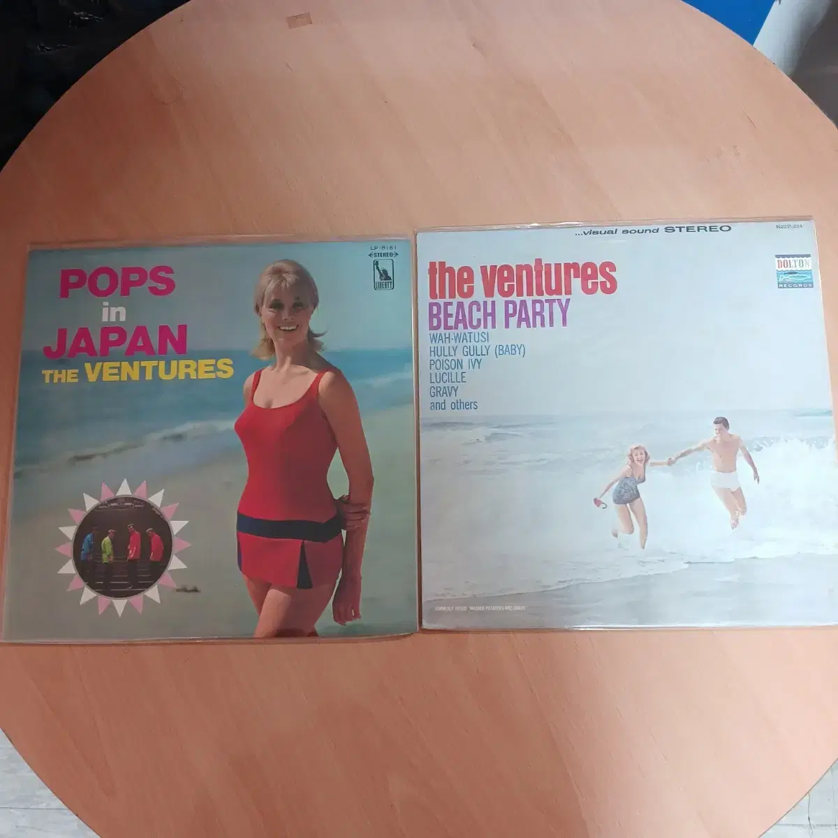 민트급  THE VENTURES LP 2장 일괄 할인