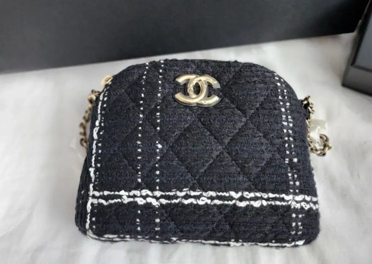 [New Arrivals] Chanel Half Moon Tweed Mini Bag