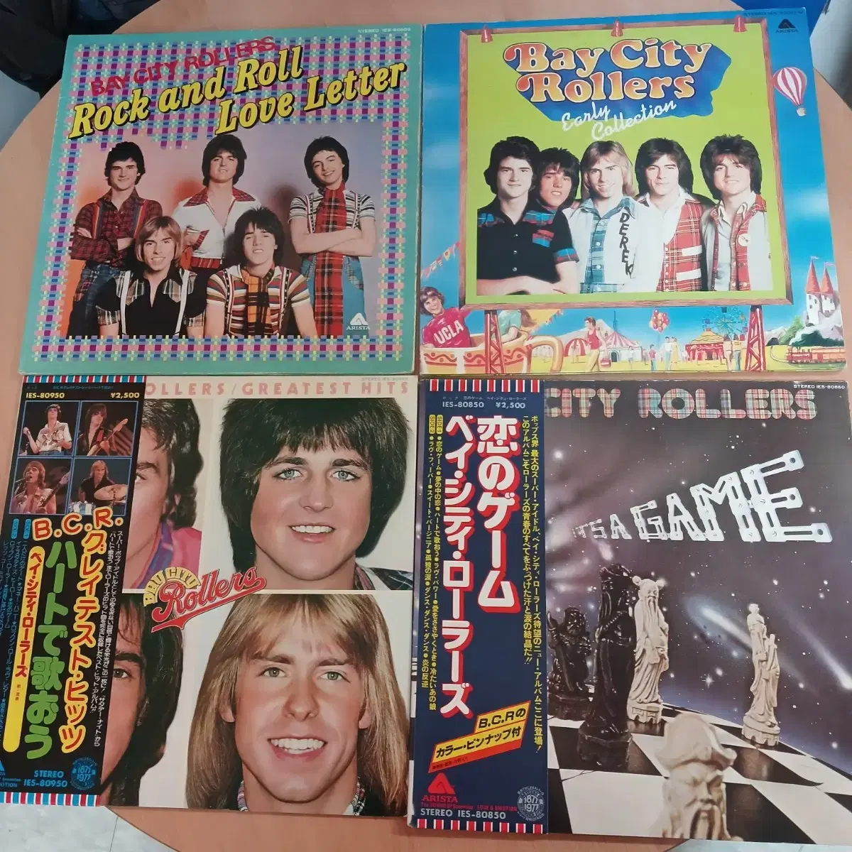 민트급  BAY CITY ROLLERS LP 5장 일괄