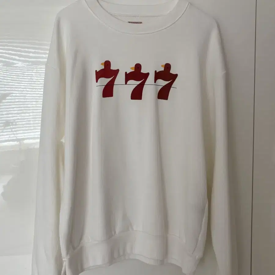 Kapital 30 Fleece Crew Sweatshirt White