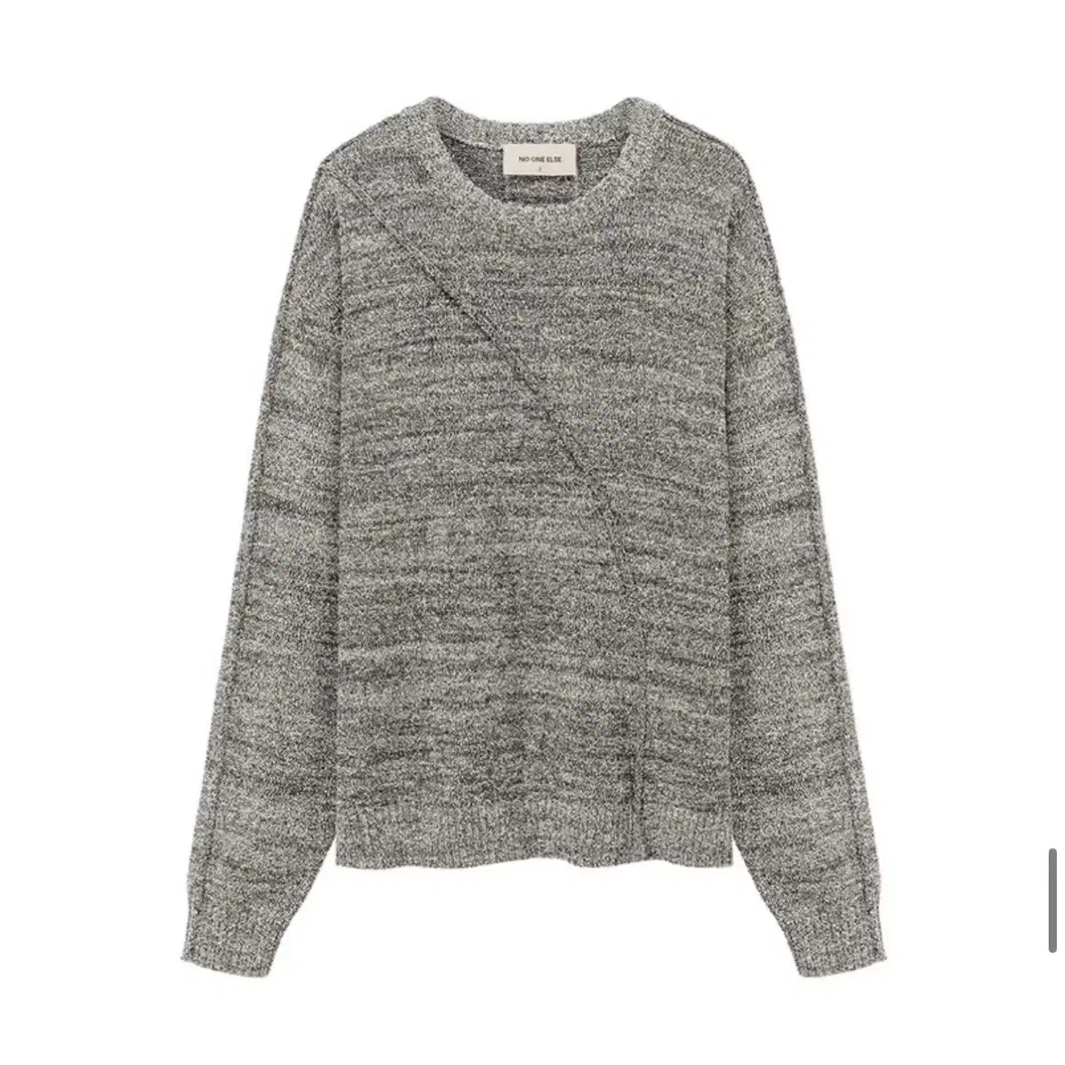 노원엘스 박시 니트 스웨터 Diagonal Boxy Knit Sweate