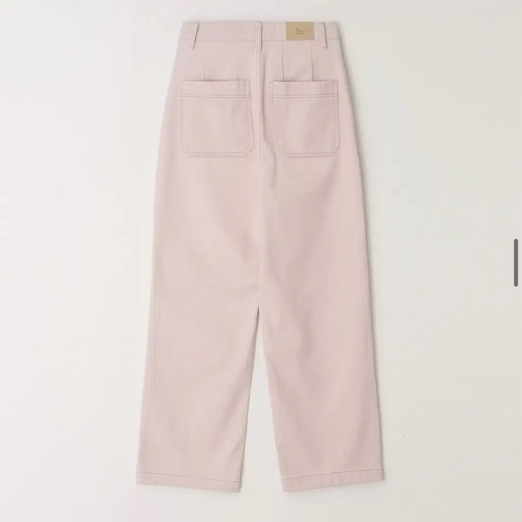 호와스 POCKET COTTON DENIM BABY PINK 핑크데님팬츠