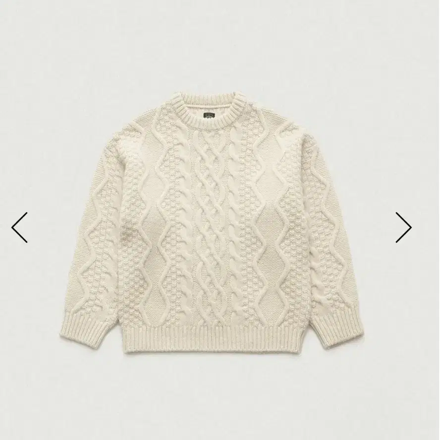 더바넷 스웨터 Lattice Pastry Cable Knit Sweate